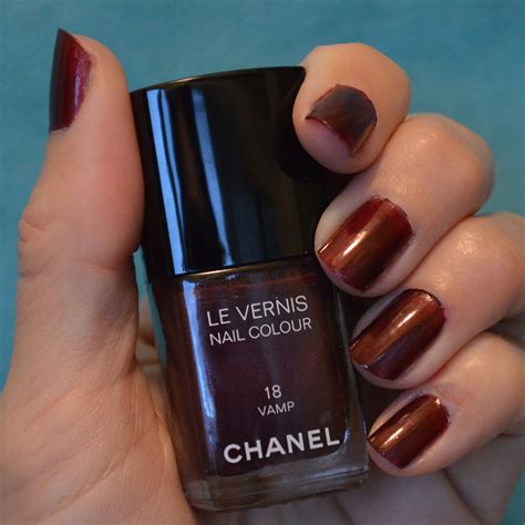 chanel nail polish vamp dupe|chanel vamp nail polish review.